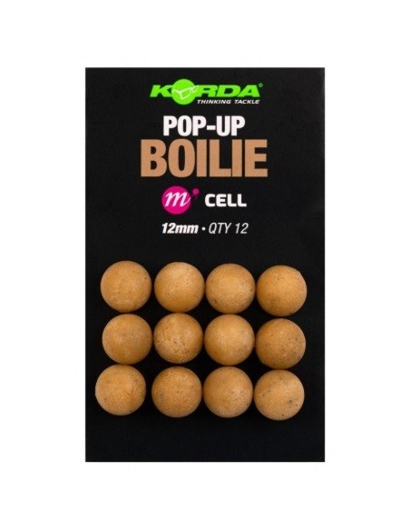 Korda boilies plastic pop-up cell 12mm 12unds