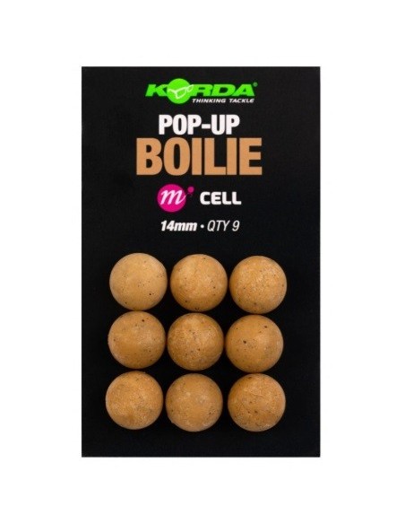 Korda boilies plastic pop-up cell 14mm 9unds