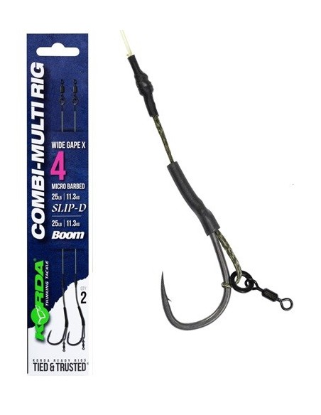 Korda combi multi rig wide gape x nº4 2unds