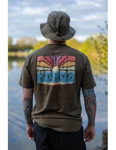 Korda t-shirt dawn vibes dark olive talla S