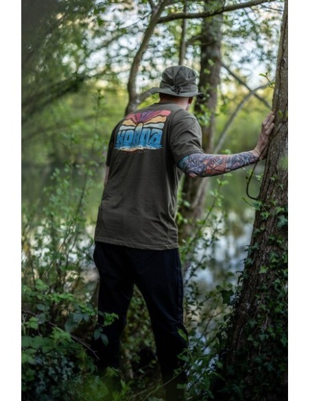 Korda t-shirt dawn vibes dark olive talla M