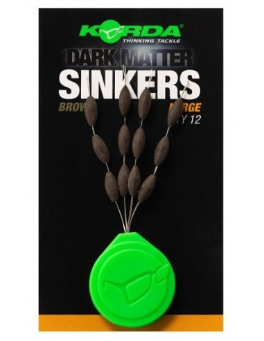 Korda sinkers medium brown 12unds