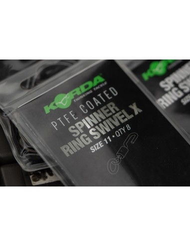 Korda PTFE spinner ring swivel X nº11 8unds