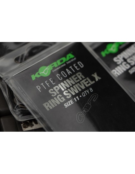 Korda PTFE spinner ring swivel X nº11 8unds
