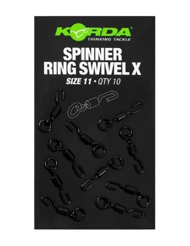 Korda spinner ring swivel X nº11 8unds