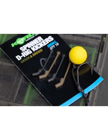 Korda spinner d-rig kickers green/brown large 10unds