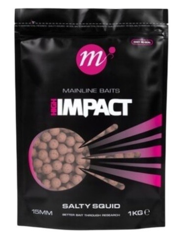 Mainline impact boilies salty squid 20mm 1kg