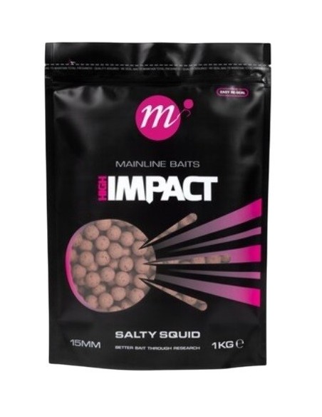 Mainline impact boilies salty squid 20mm 1kg