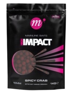 Mainline impact boilies spicy crab 15mm 1kg