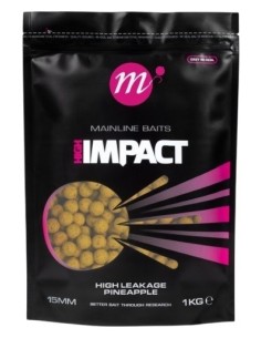Mainline impact boilies pineapple 20mm 1kg