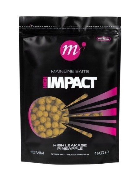 Mainline impact boilies pineapple 20mm 1kg