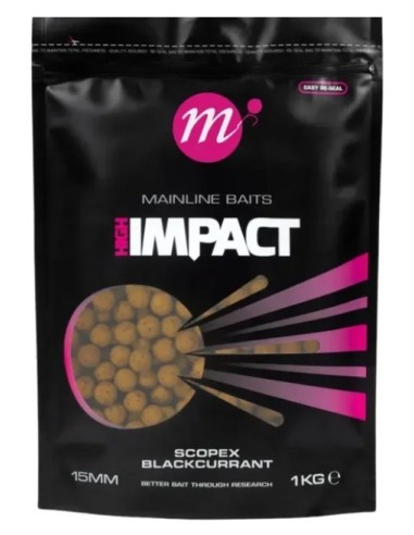 Mainline impact boilies scopex blackcurrant 20mm 1kg