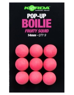 Korda popup boilies fruity squid 14mm 9unds