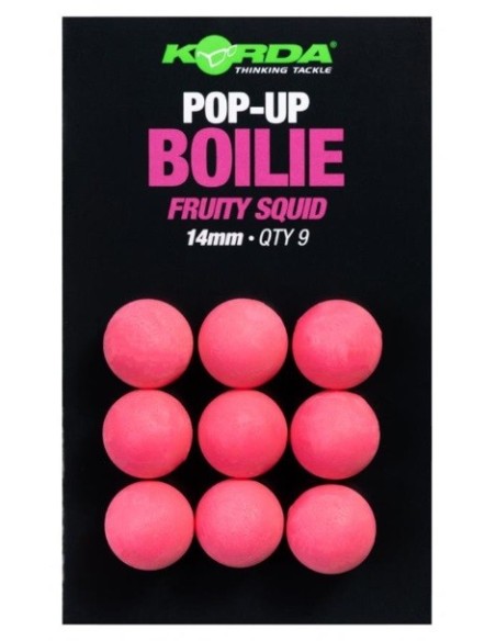 Korda popup boilies fruity squid 14mm 9unds