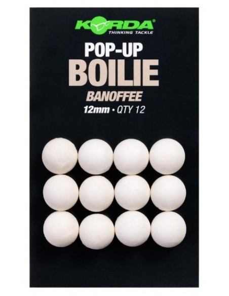 Korda popup boilies banoffee 12mm 12unds