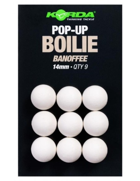 Korda popup boilies banoffee 14mm 9unds