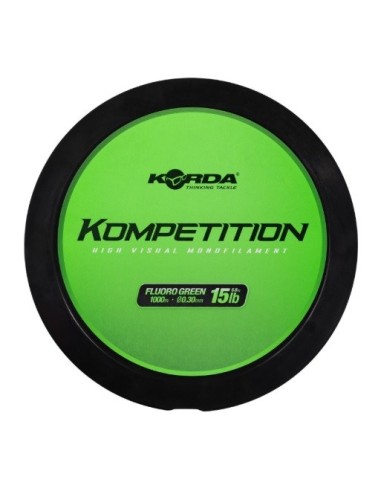 Korda kompetition mono fluro green 0.30mm 1000m