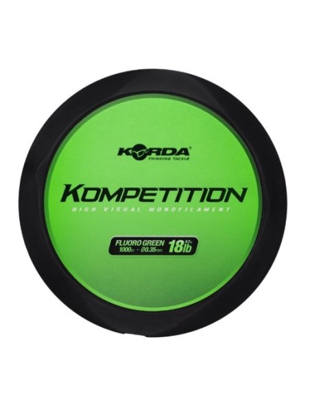 Korda kompetition mono fluro green 0.35mm 1000m