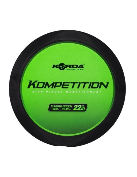 Korda kompetition mono fluro green 0.40mm 1000m