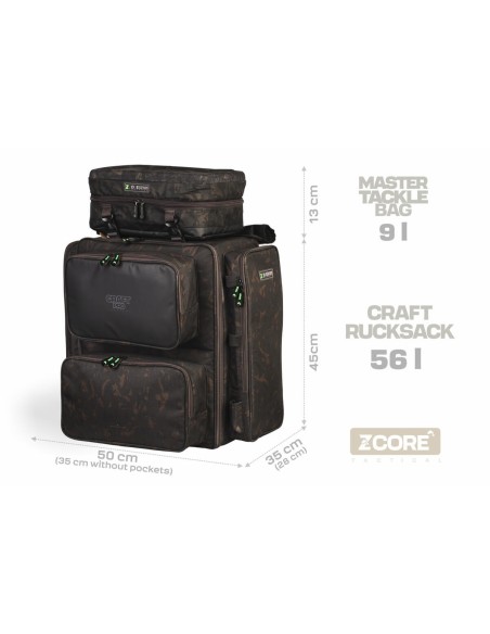 Zfish Z-CORE craft pro rucksack 3in1