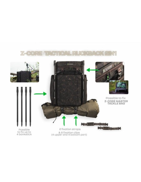 Zfish Z-CORE tactical rucksack 2in1