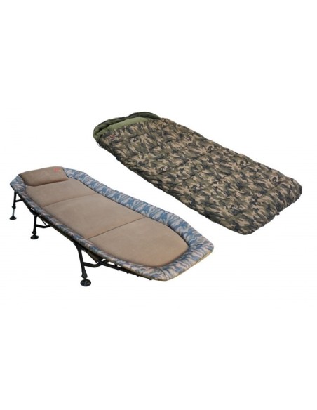 Zfish set camo bedchair shadow camo + sleeping camo 5 seasonbag
