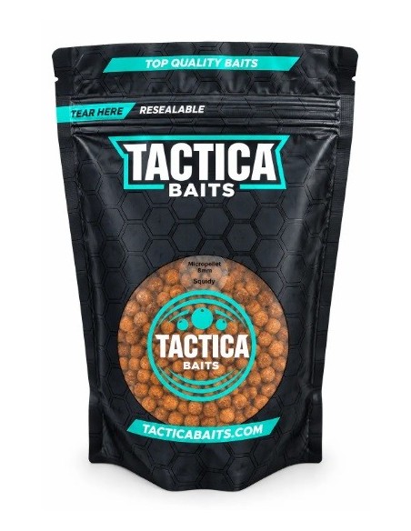 tactica baits micropellets coated squidy 8mm 1kg
