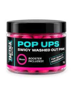 Tactica baits pop-up whased out pink swicy 14mm