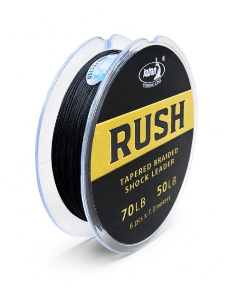 Katran rush tapered shockleader 70lb a 50 lb 7.3m 6unds