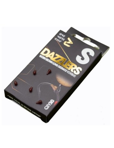 Omc dazzles worm brown distance beadhooks small 30unds