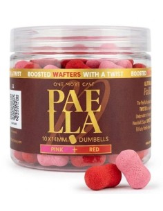 Omc wafter fluro paella red & pink 10x14mm