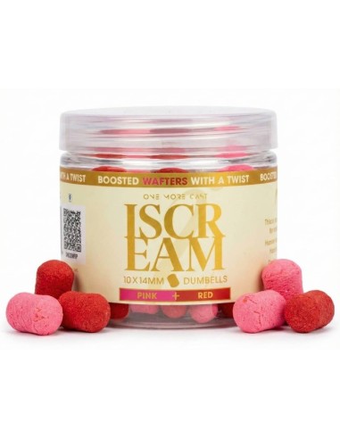 Omc wafter fluro iscream red & pink 10x14mm