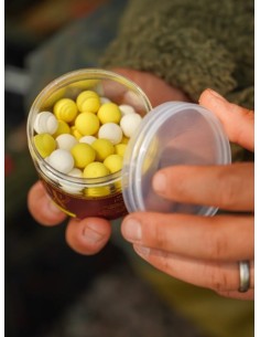 Omc pop-ups fluro paella white & yellow 14mm 2