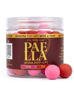 Omc pop-ups fluro paella pink & red 14mm