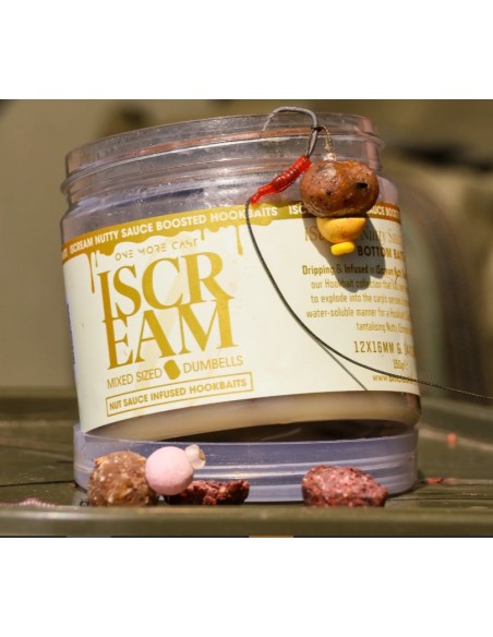 Omc hookbaits sauce infused booster iscream dumbells