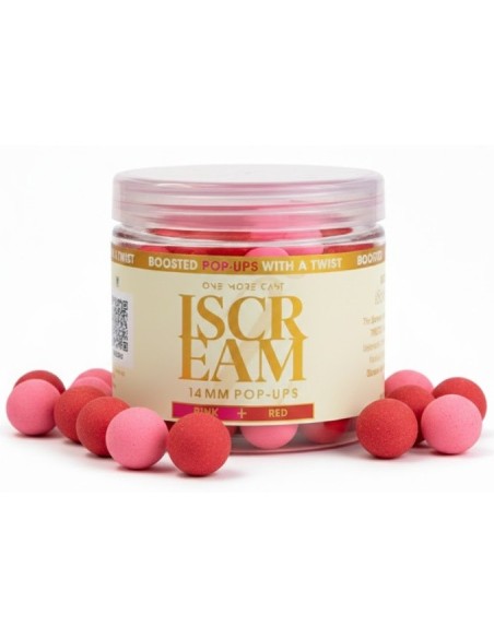 Omc pop-ups fluro iscream pink & red 14mm