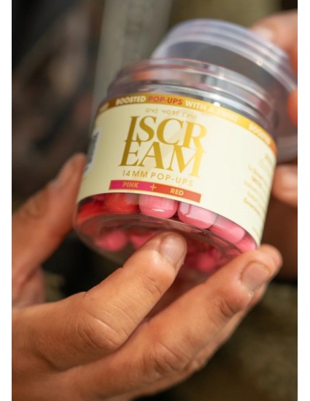 Omc pop-ups fluro iscream pink & red 14mm