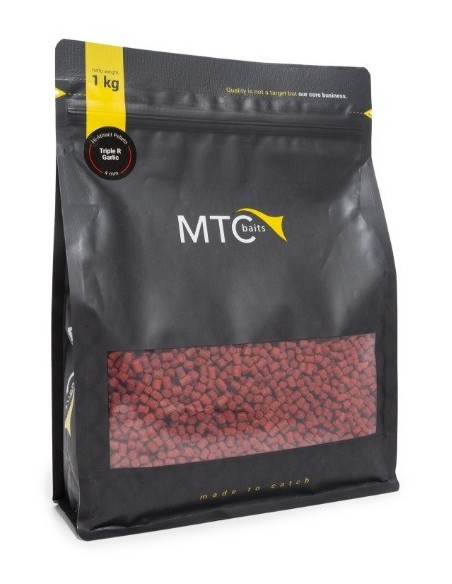 MTC baits micropellets hi-attract triple R garlic 1kg