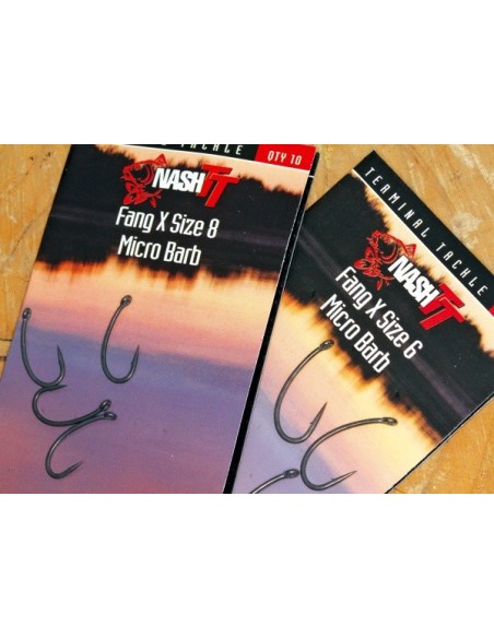 Nash anzuelo fang x nº2 10unds