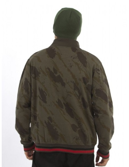 Diem sweat zip top track camo talla XL