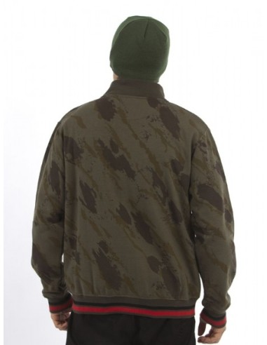 Diem sweat zip top track camo talla M