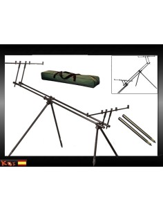 Koi level rod pod 4 cañas 2