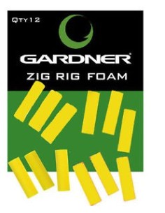 Gardner zig rig foam amarillo 12unds