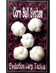 Evolution corn balls blancos 5 pcs