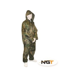 NGT set impermeable camo pantalon y chaqueta talla XXL