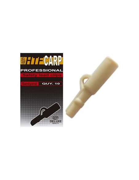 HTF clips color marron 10 uds.