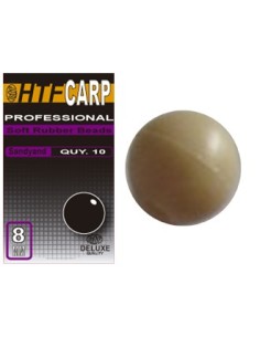 HTF perlas de goma arena 8 mm 10 uds.