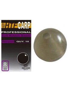 HTF perlas de goma translucidas 8 mm 10 uds.