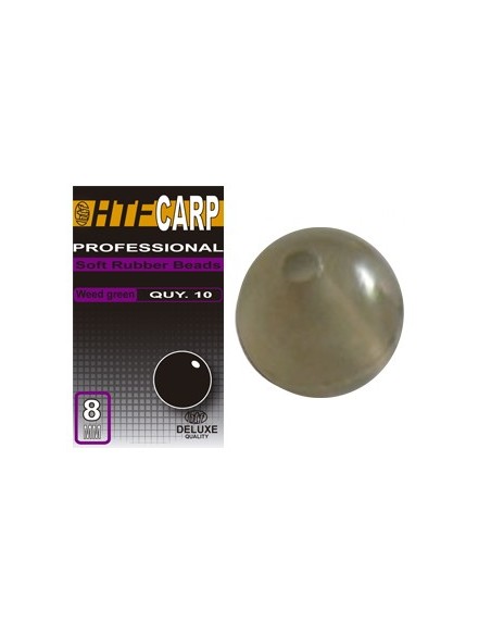 HTF perlas de goma translucidas 8 mm 10 uds.