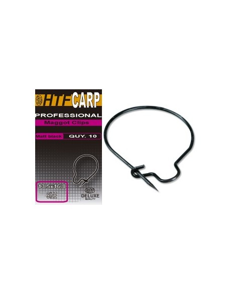 HTF clips maggots 13.5*16.8  10 uds.
